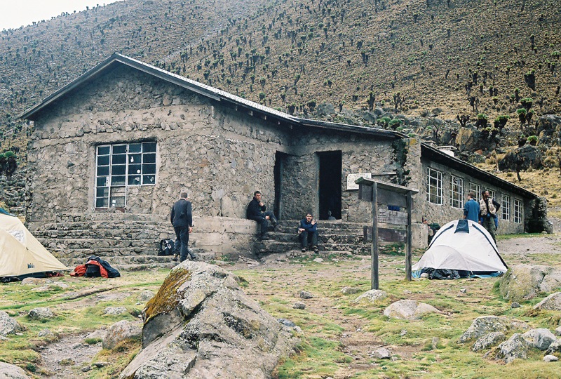 Mackinders Hut Camp mount kenya climbing