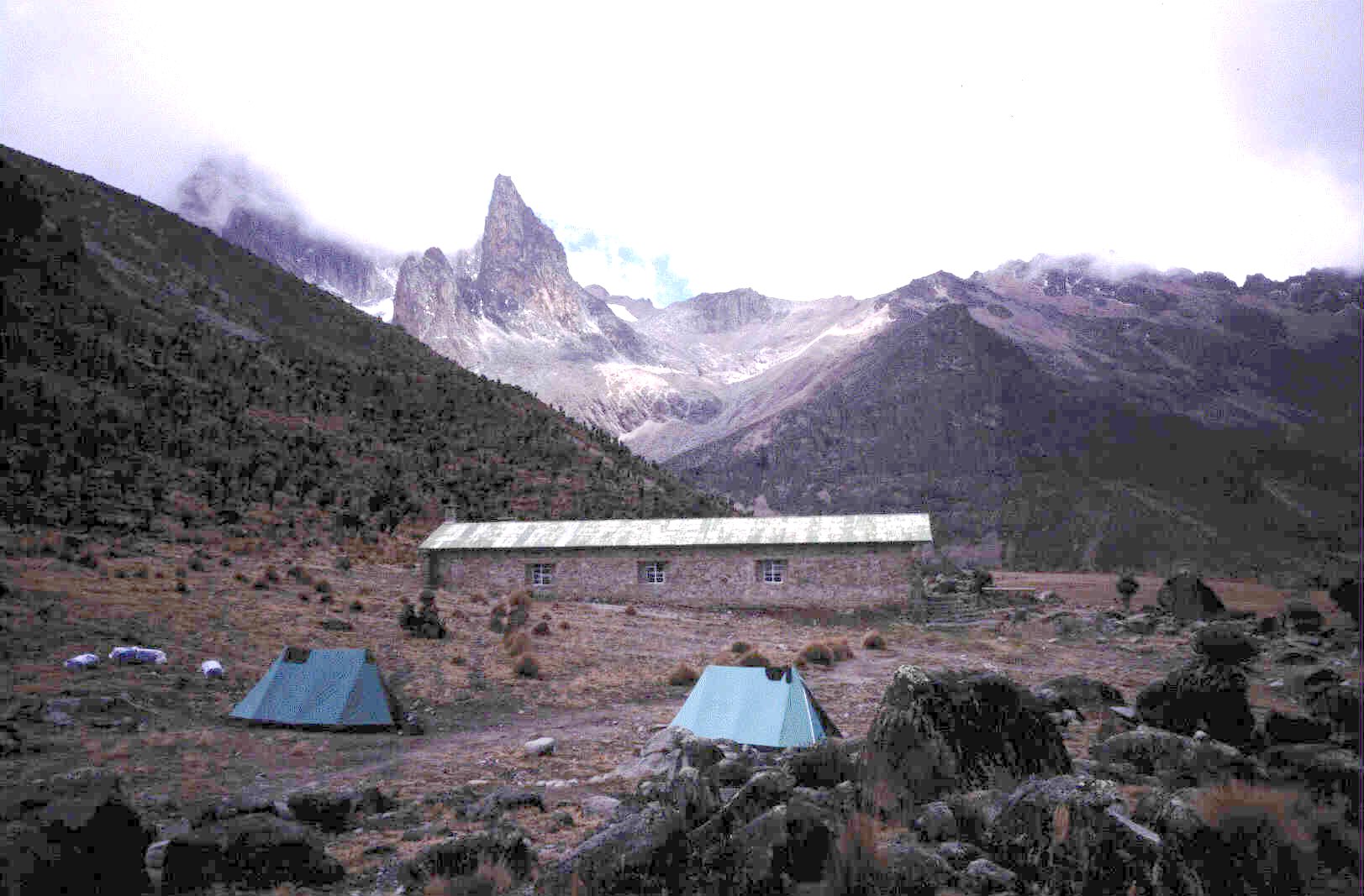 Mackinder's Valley. & Mackinders Hut Camp